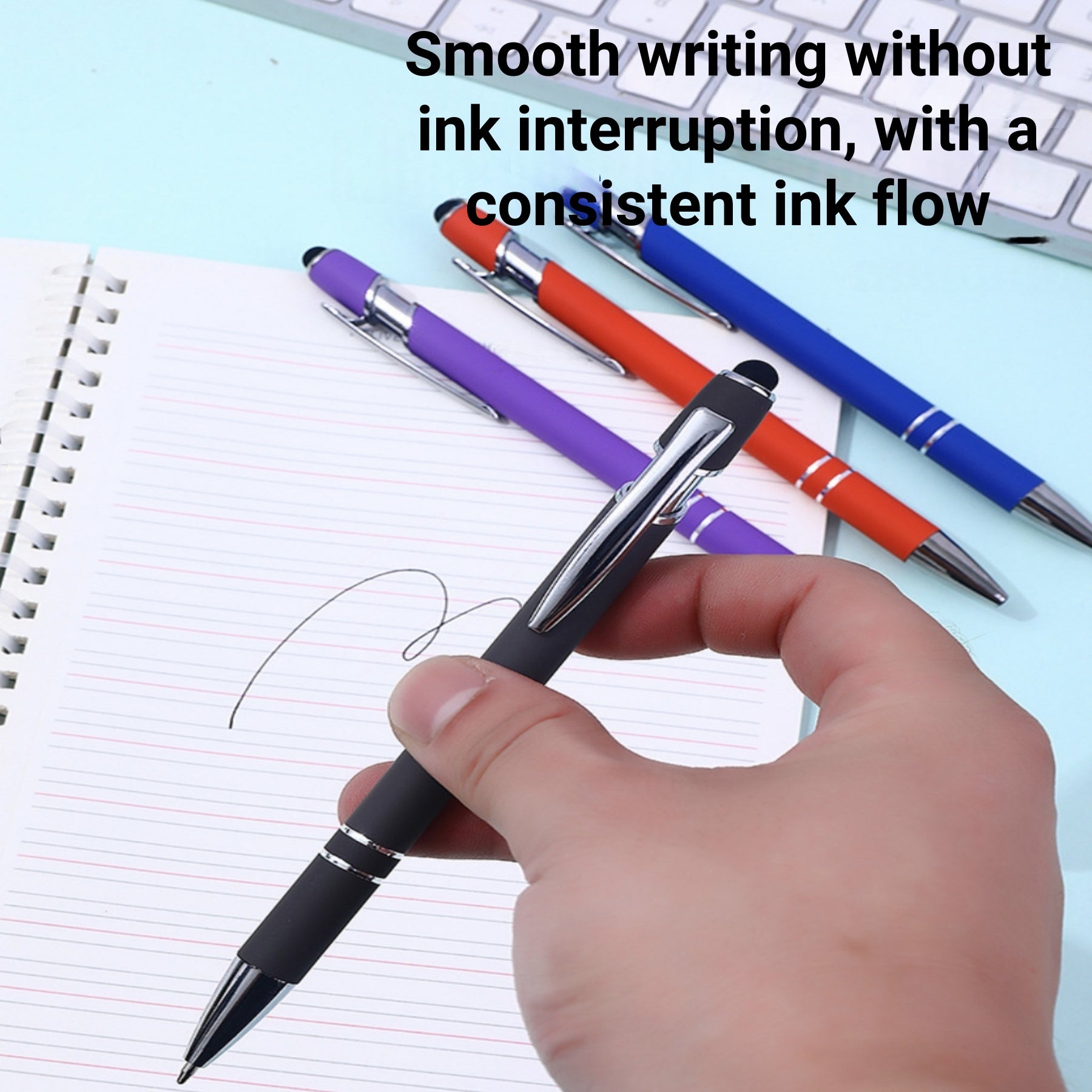 Retractable Metal Ballpoint Pen