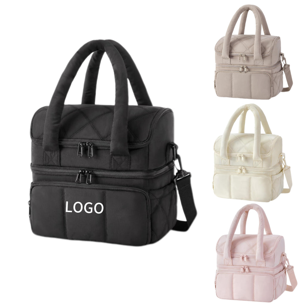 Double-Compartment Women's Lunch Tote