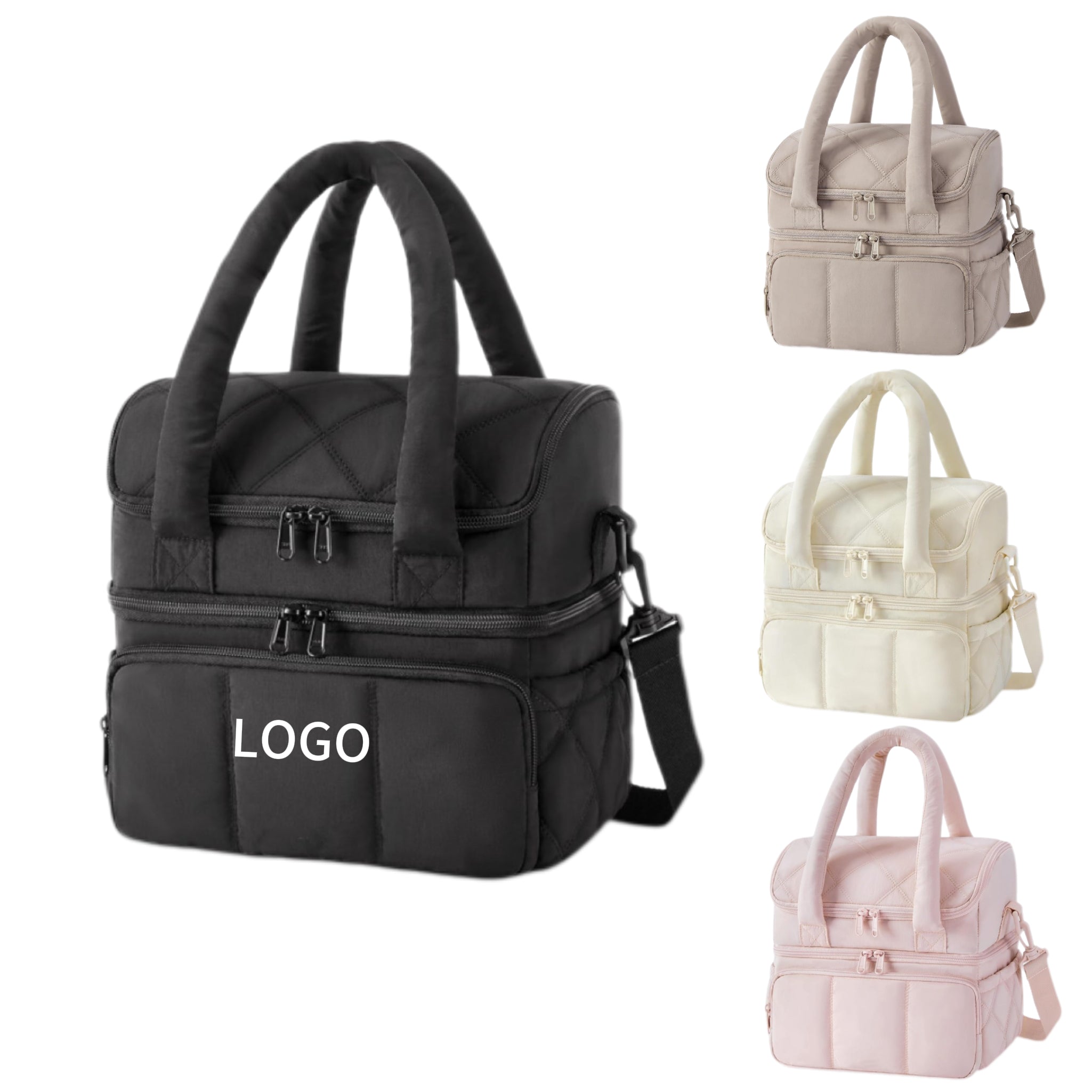Double-Compartment Women's Lunch Tote
