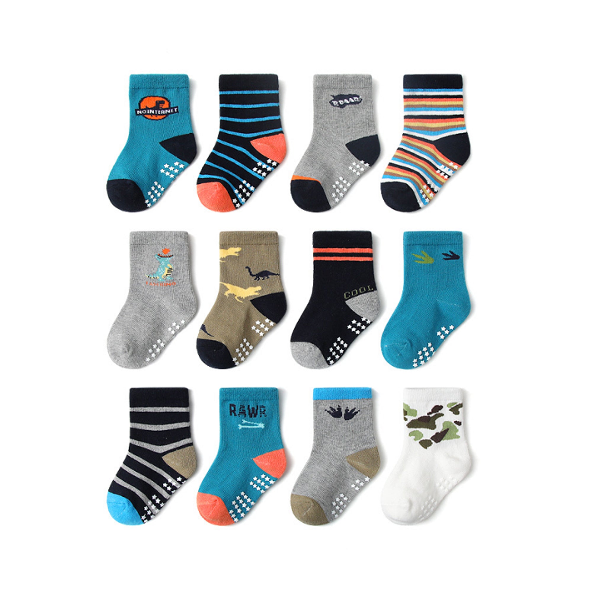 Combed Cotton Non-Slip Dispensing Children'S Socks