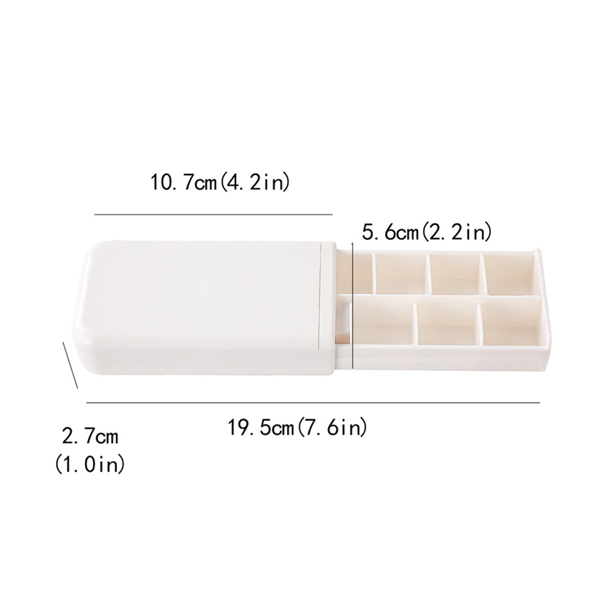 Weekly Travel Pill Organizer