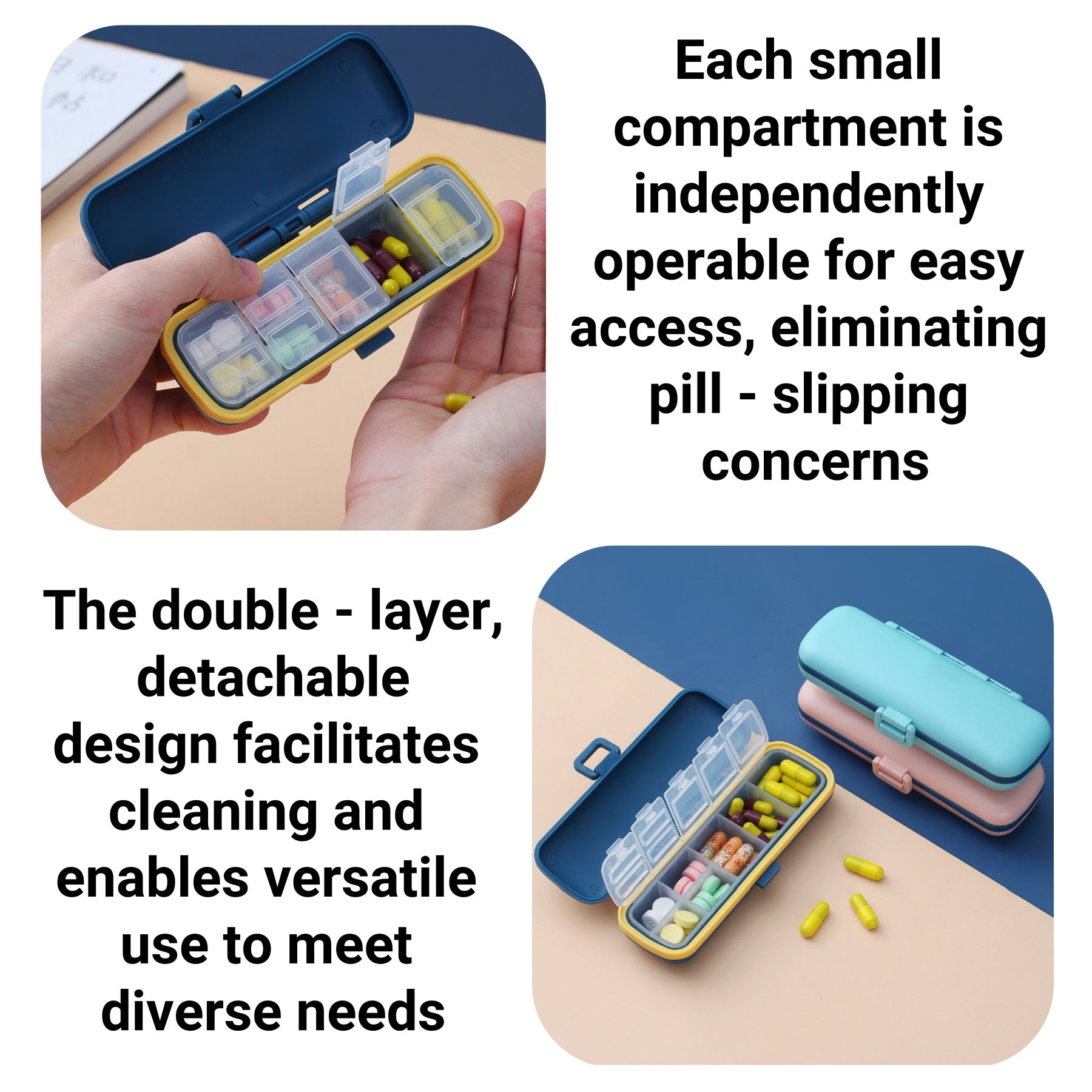 Portable Sealed Medicine Box