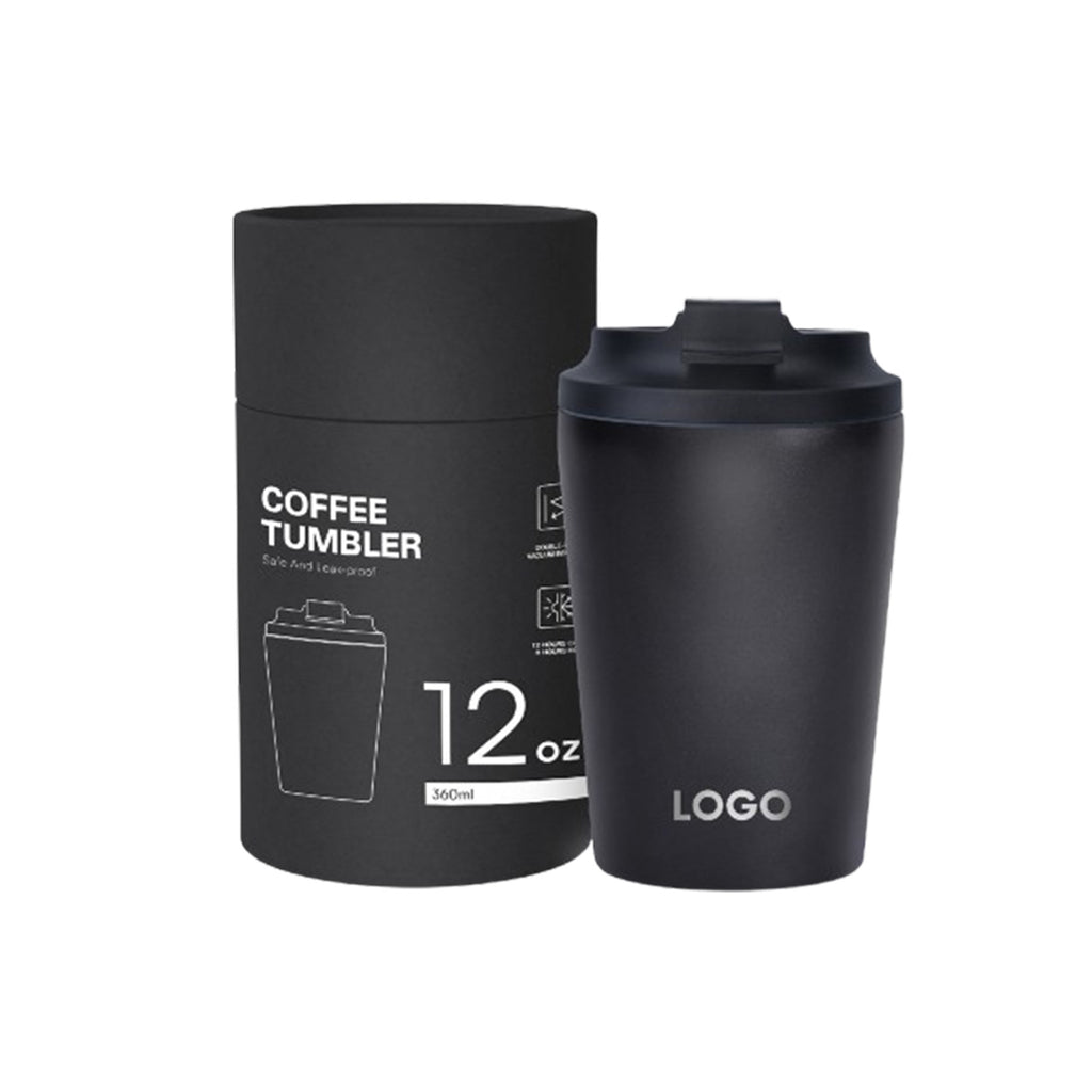 12Oz Stainless Steel Insulated Coffee Travel Mug