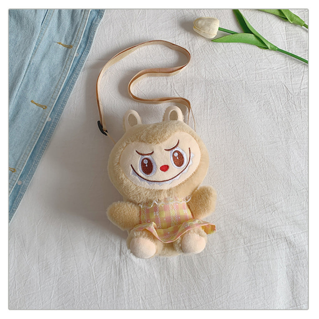 Labubu Plush Backpack Girls Bubble Rabbit Crossbody Gift