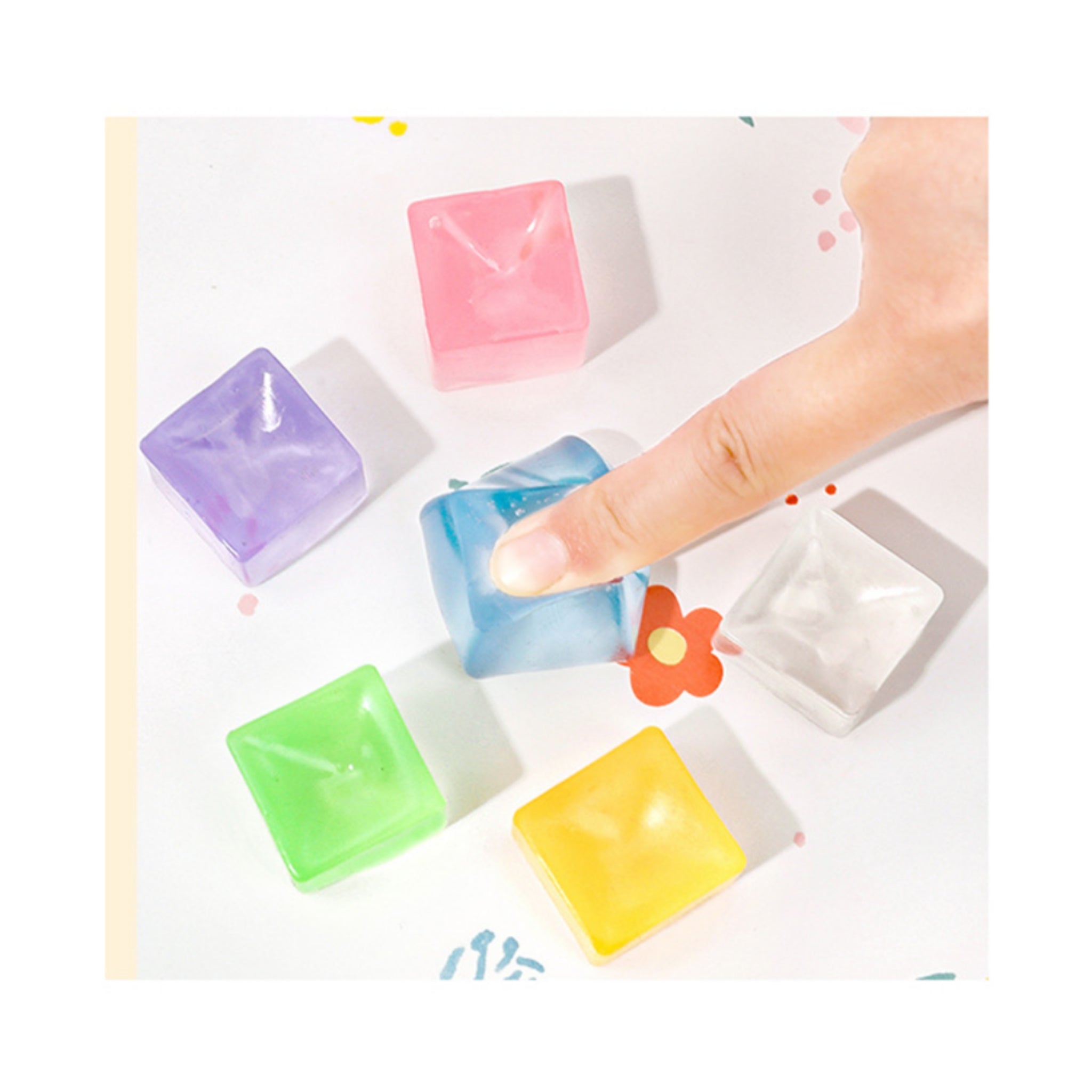 Ice - cube Squeeze Fidget Toy