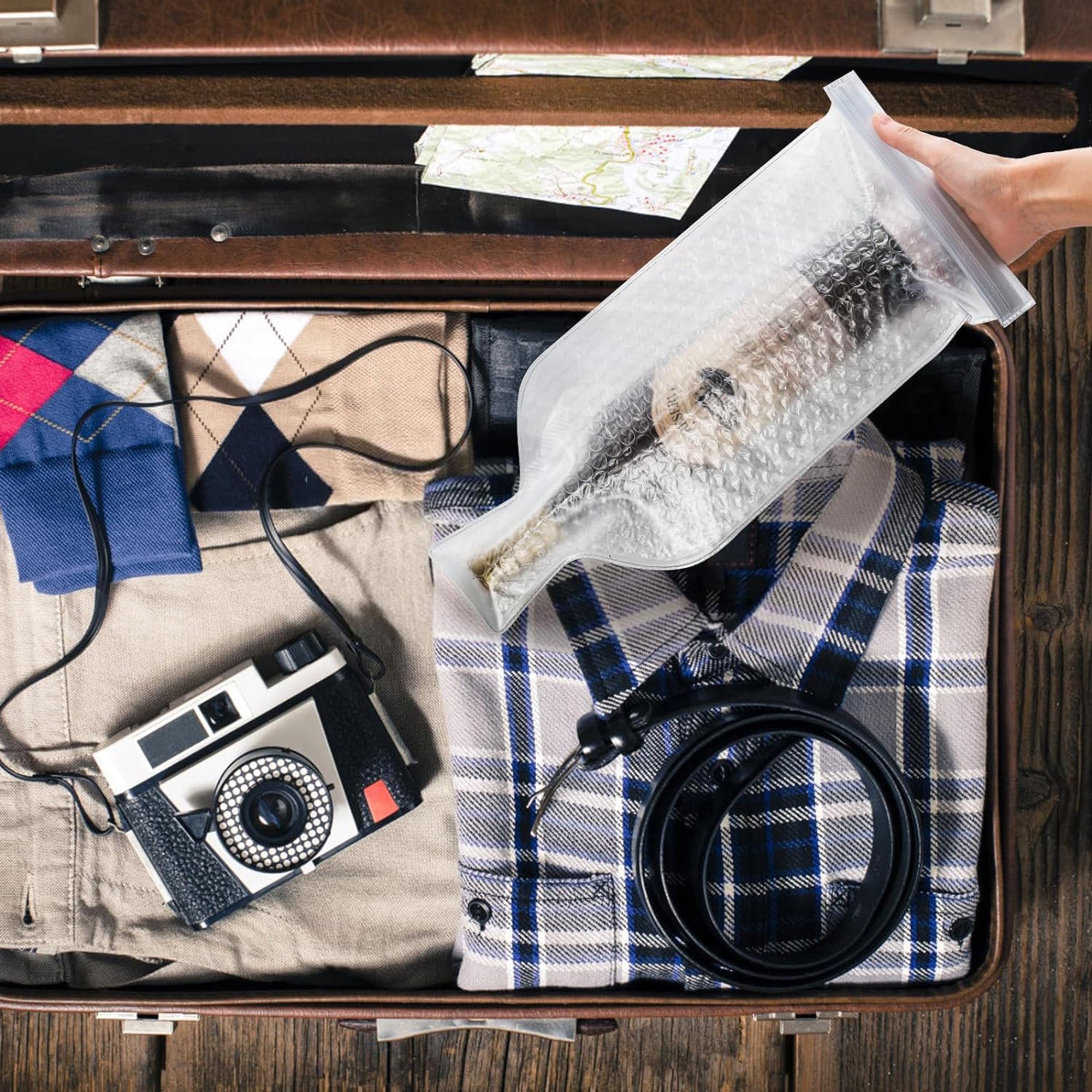 Bottle Shield Wine Protector Travel Bag