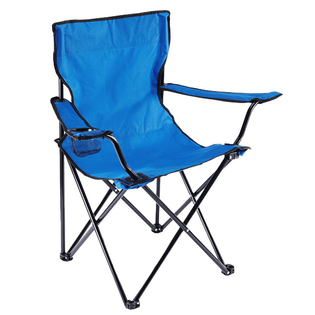 Folding Chair Camping Portable Backrest Armrests