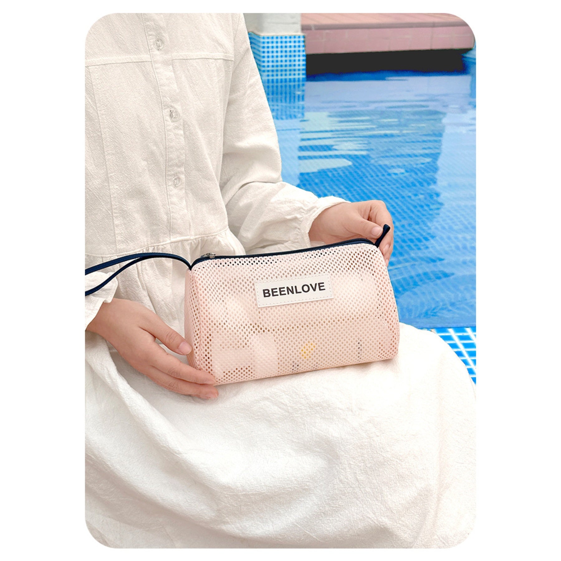 Mesh Beach Tote Bag