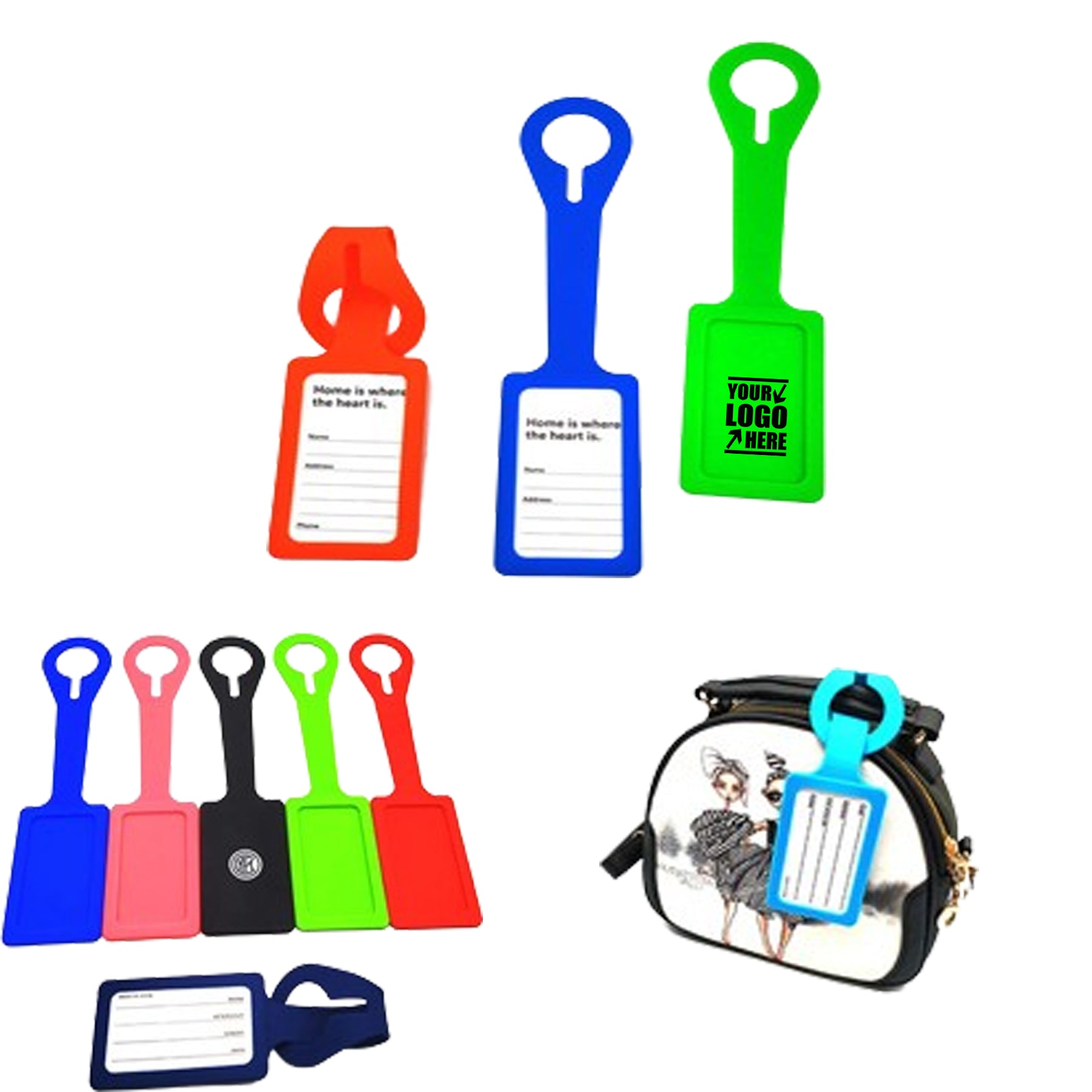 New Silicone Luggage Tag