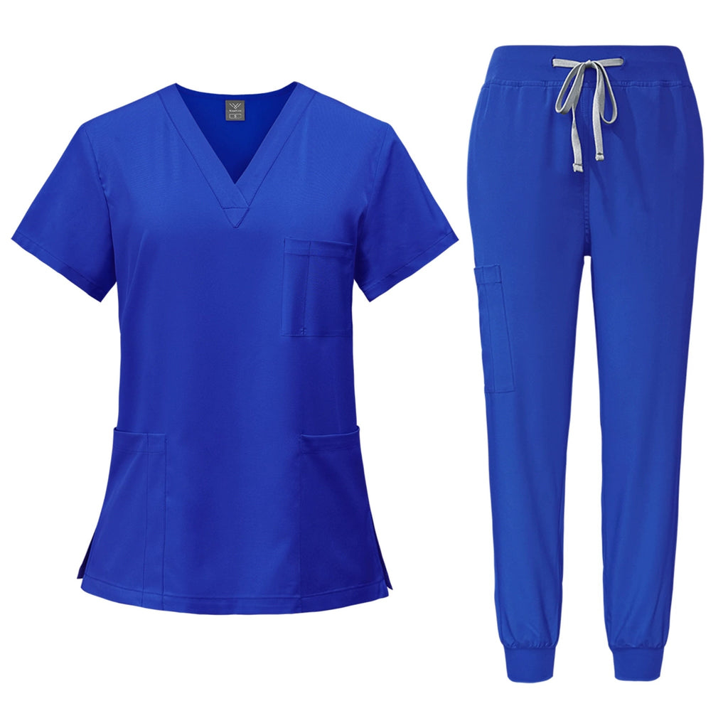 Unisex Quick-Dry Short-Sleeve Hospital Workwear Set