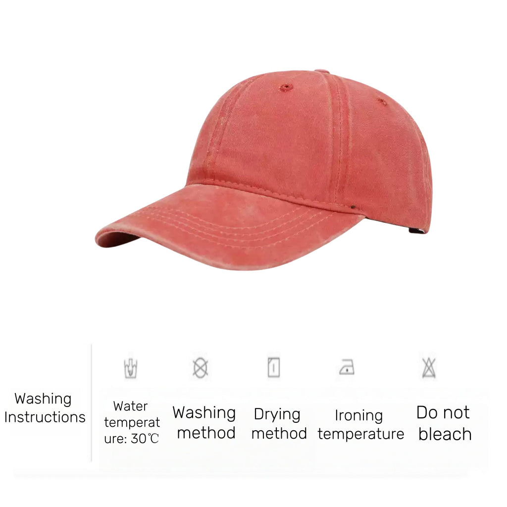 Washed Cotton Baseball Cap