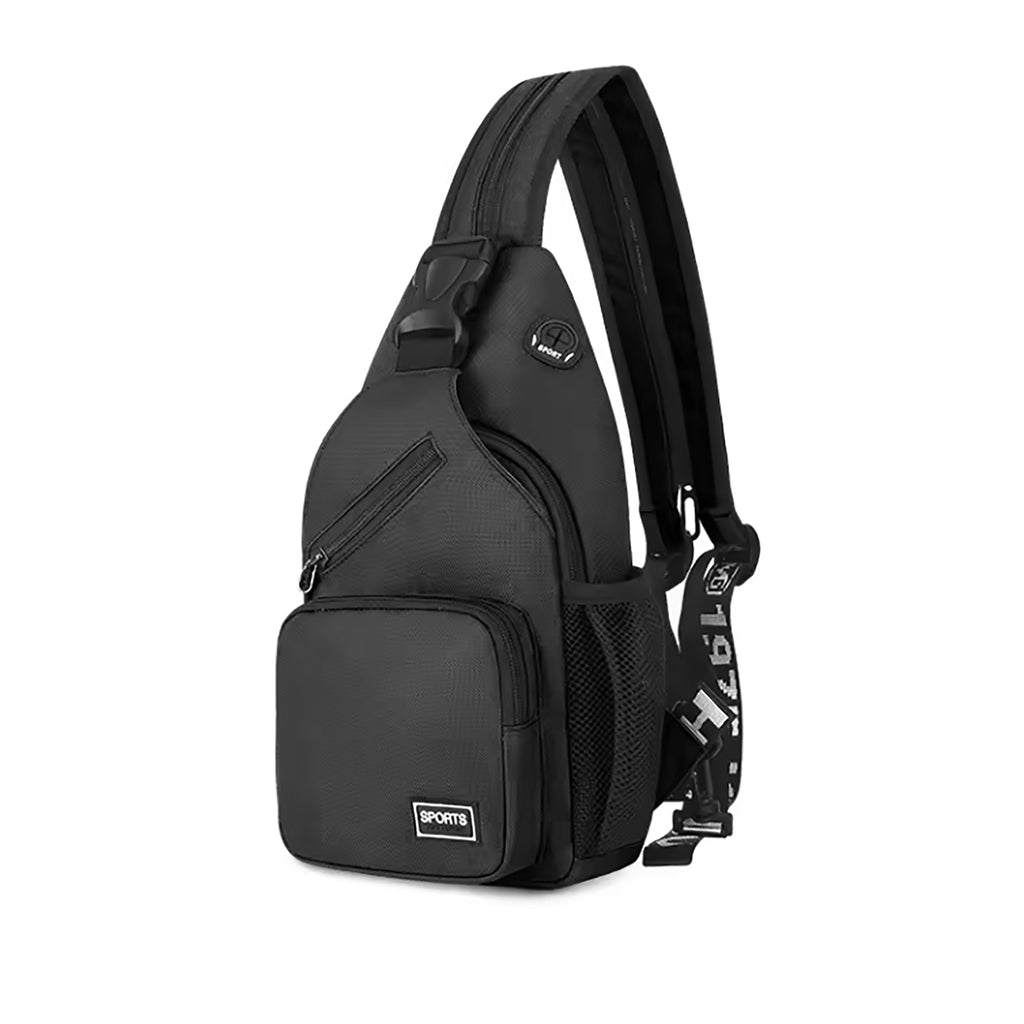 Crossbody Sling Backpack With Earphone Hole