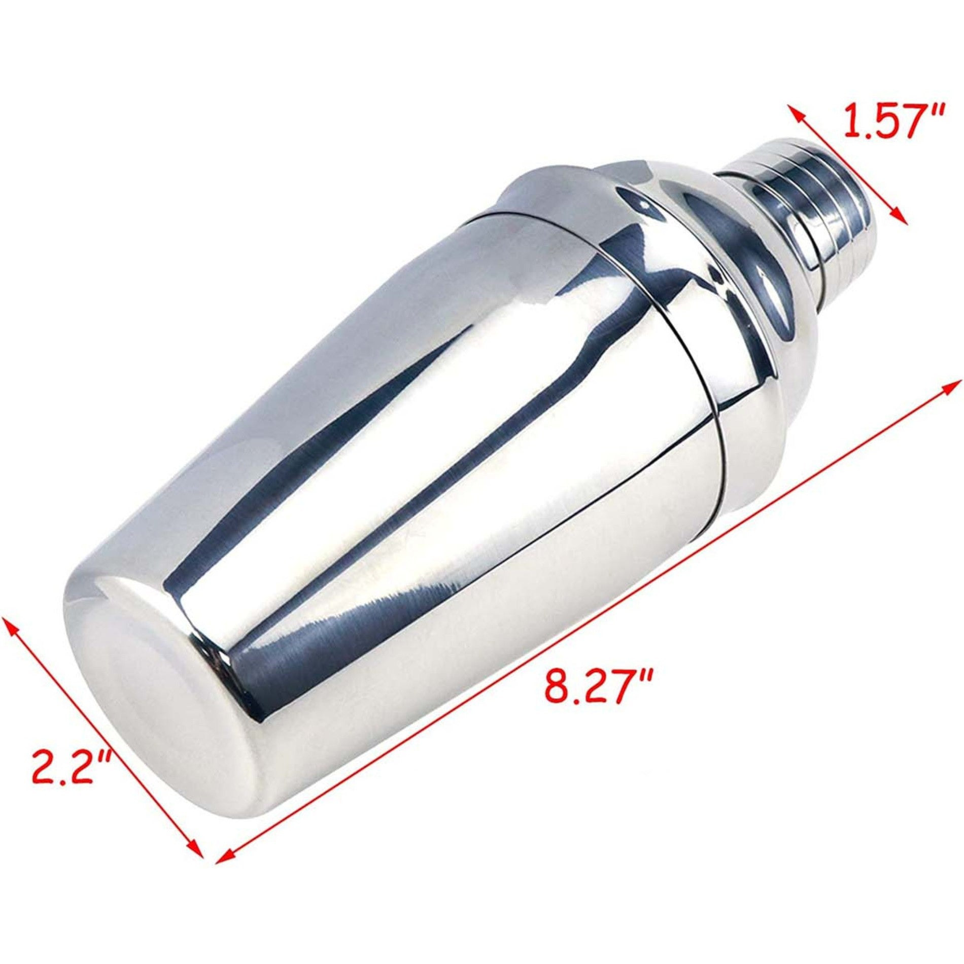 16Oz Bar Stainless Steel Classic Multicolor Cocktail Shaker