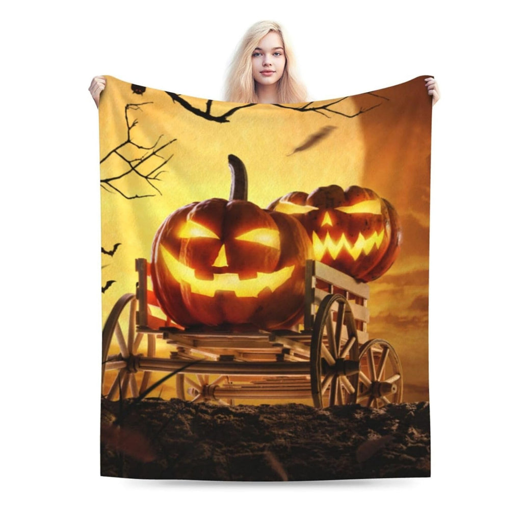 Flannel Halloween Blankets Gifts