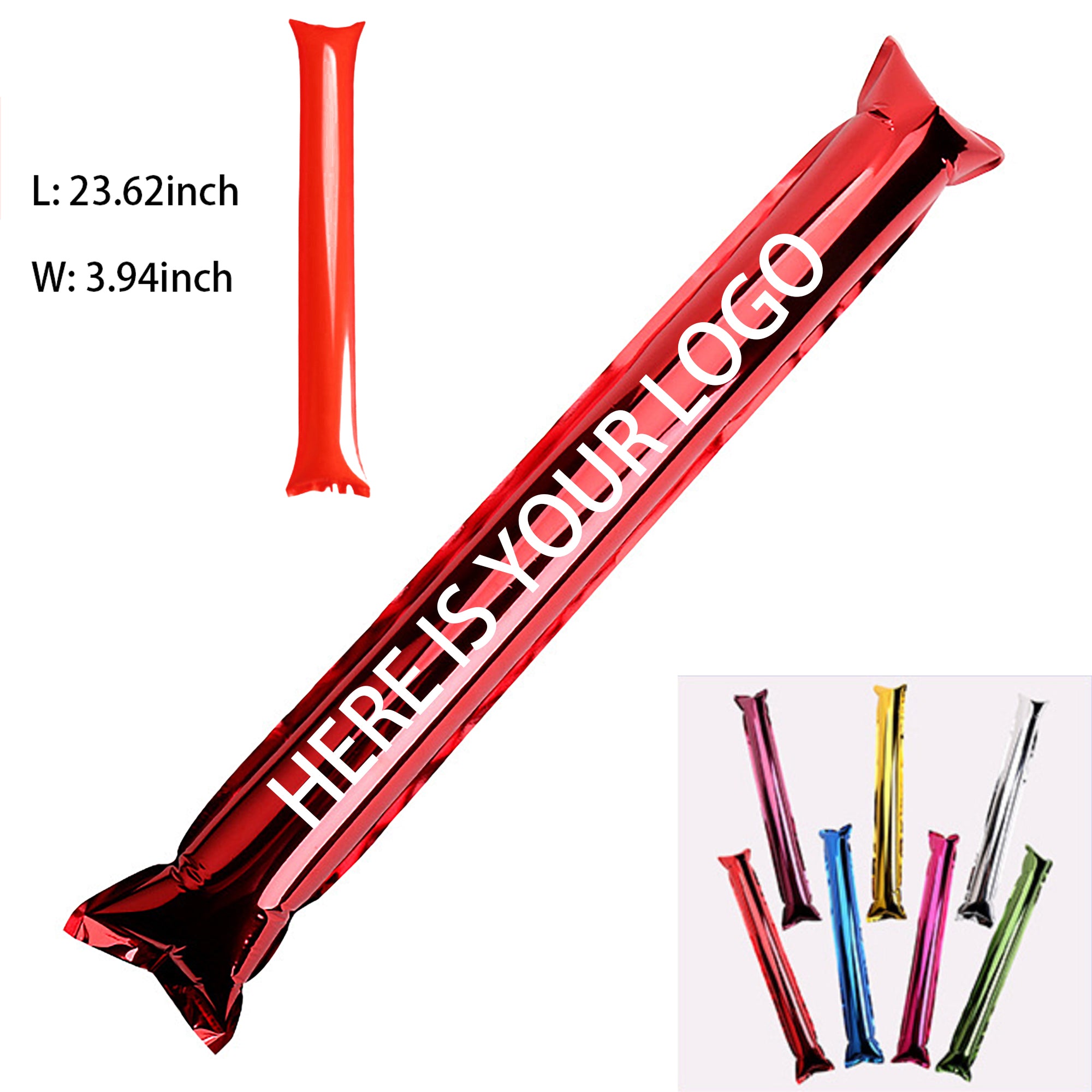 Aluminum Foil Inflatable Cheer Sticks