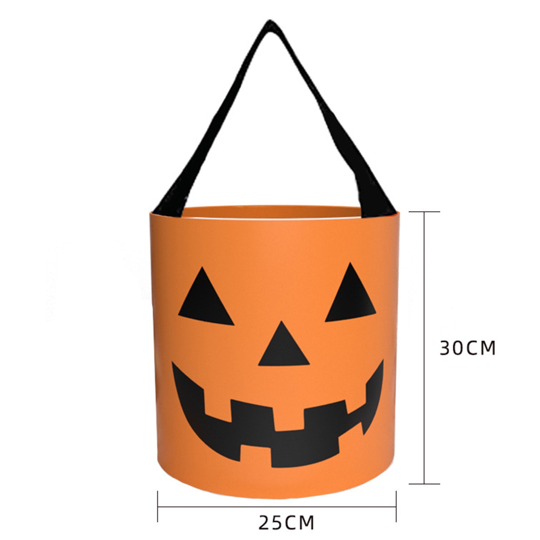 Halloween Candy Canvas Bag With Portable Led Lights