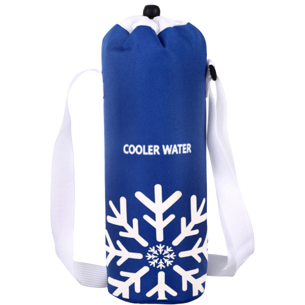 Insulated Aluminum Foil Crossbody Bottle Cup Holder