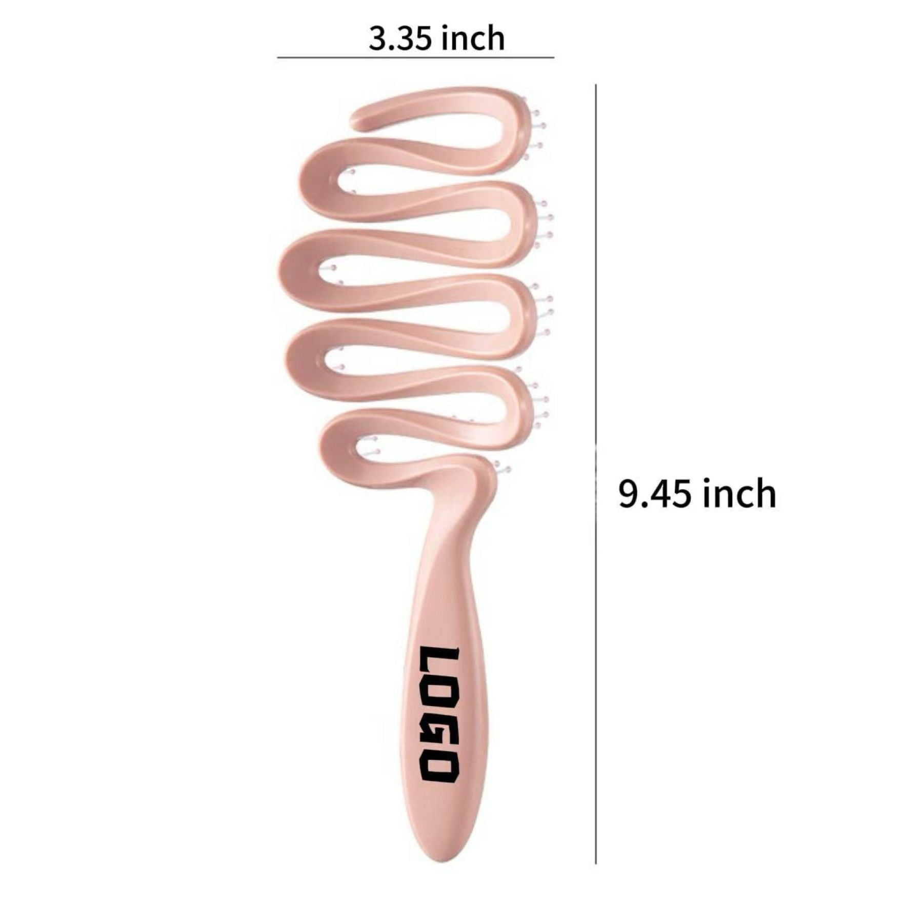 Hollowed-Out Hair-Drying Comb