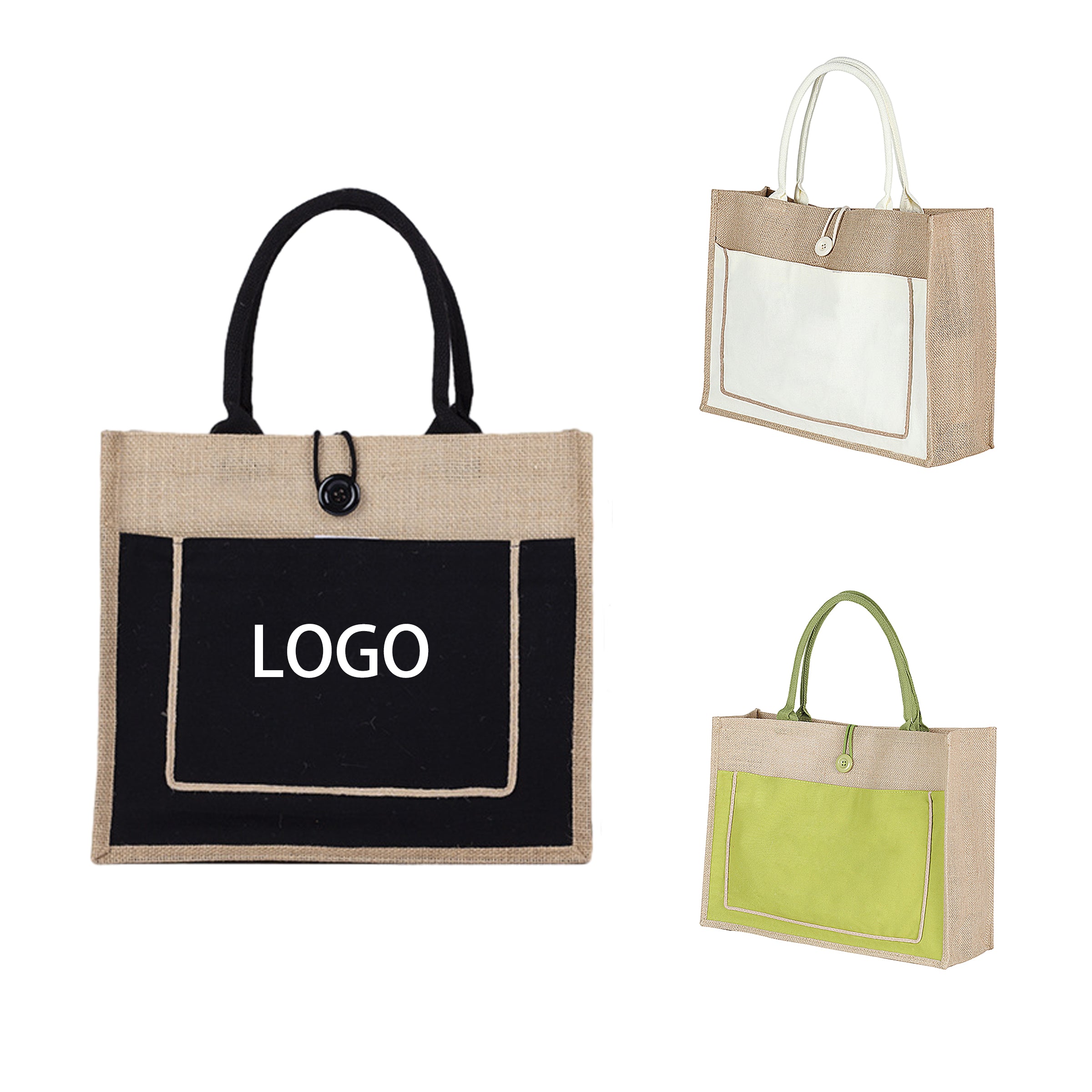Large Hand Jute Bag