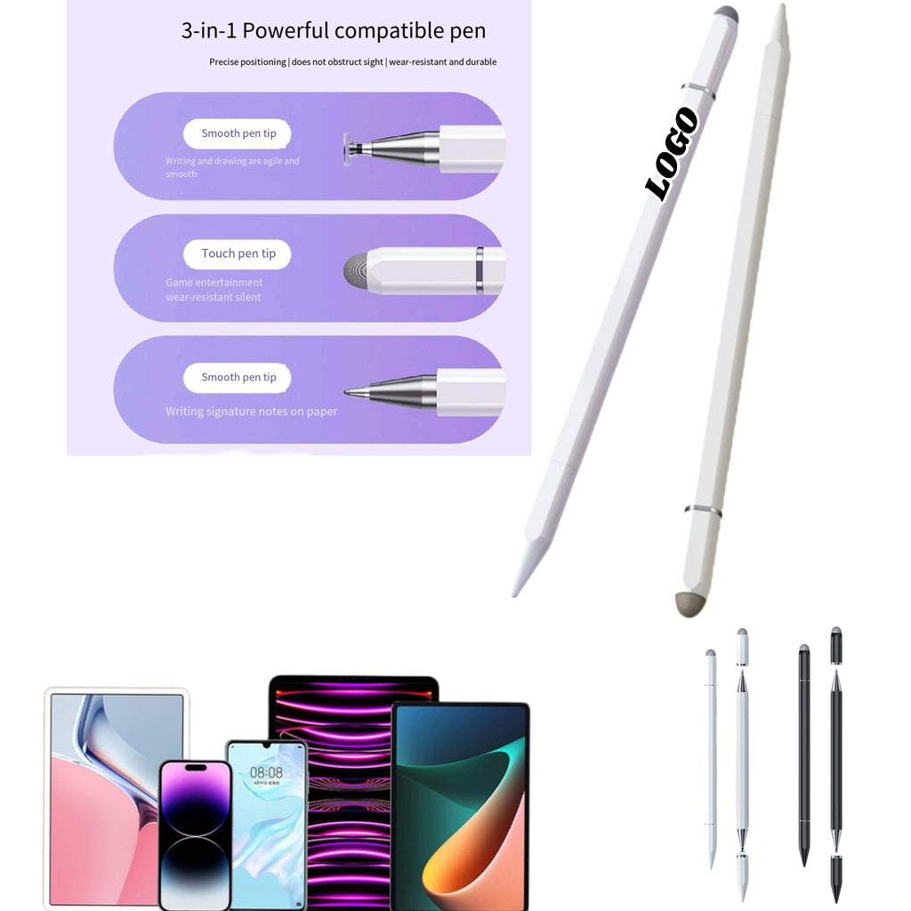Three - in - One Electronic Screen Stylus