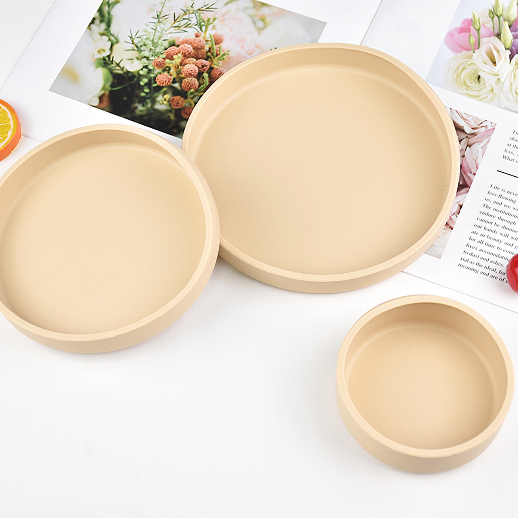 Silicone Snack Plate Set