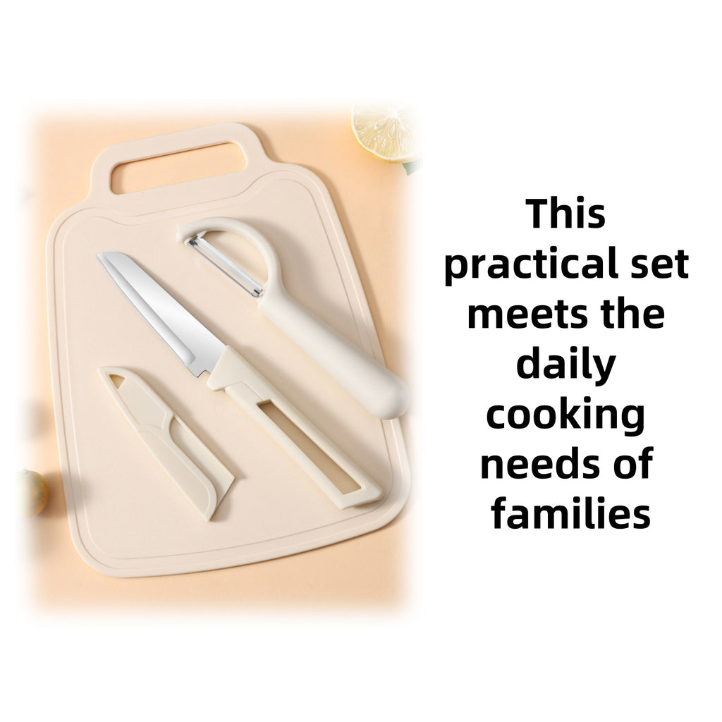 Portable Three-piece Cutting Board Set