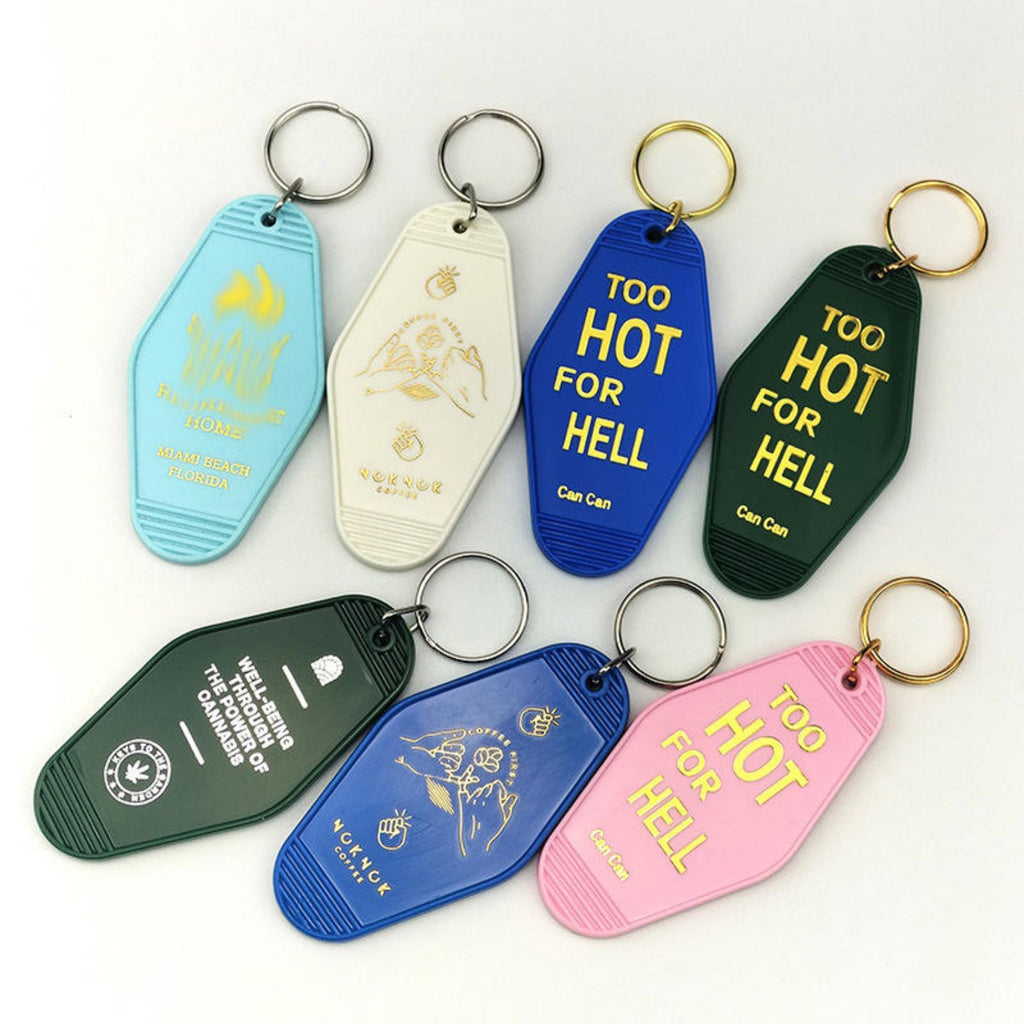 Blank Motel Keychains