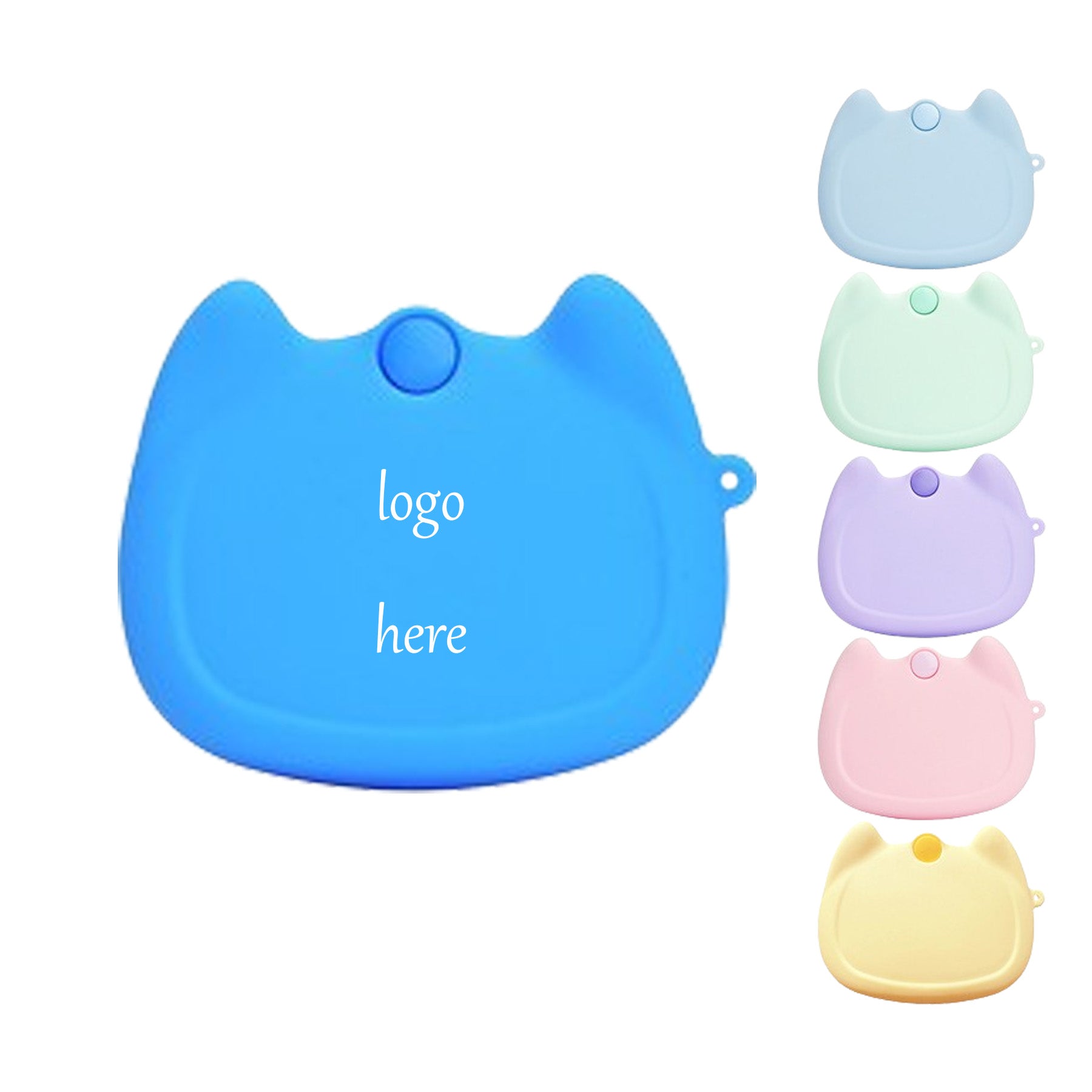 Silicone Cat Face Toothpick Pouch