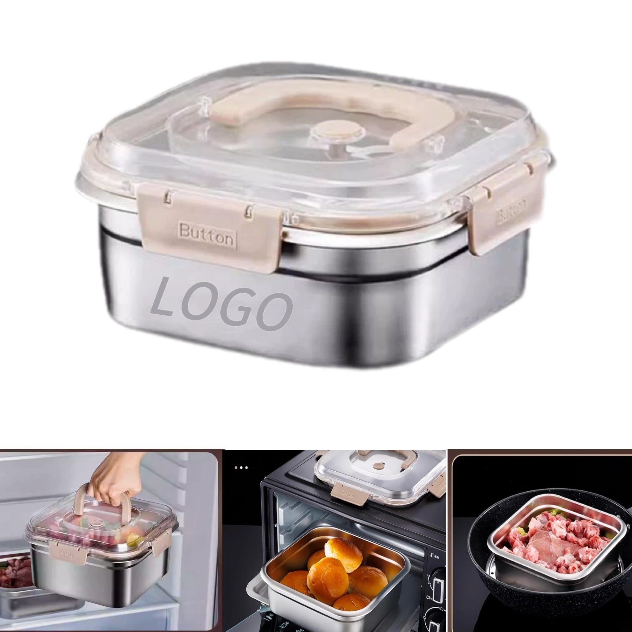 60oz 316 Stainless Steel Food Storage Container