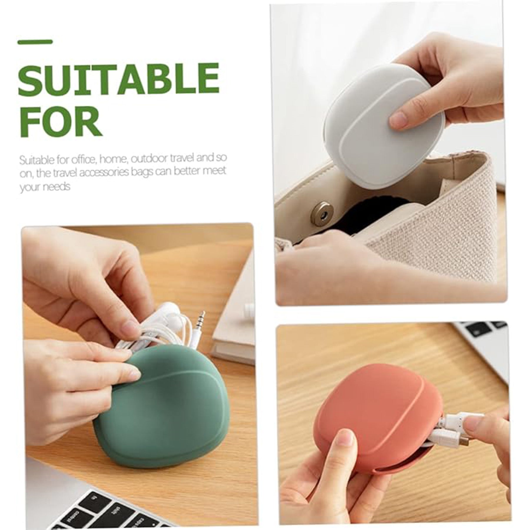 Silicone Headphone Organizer