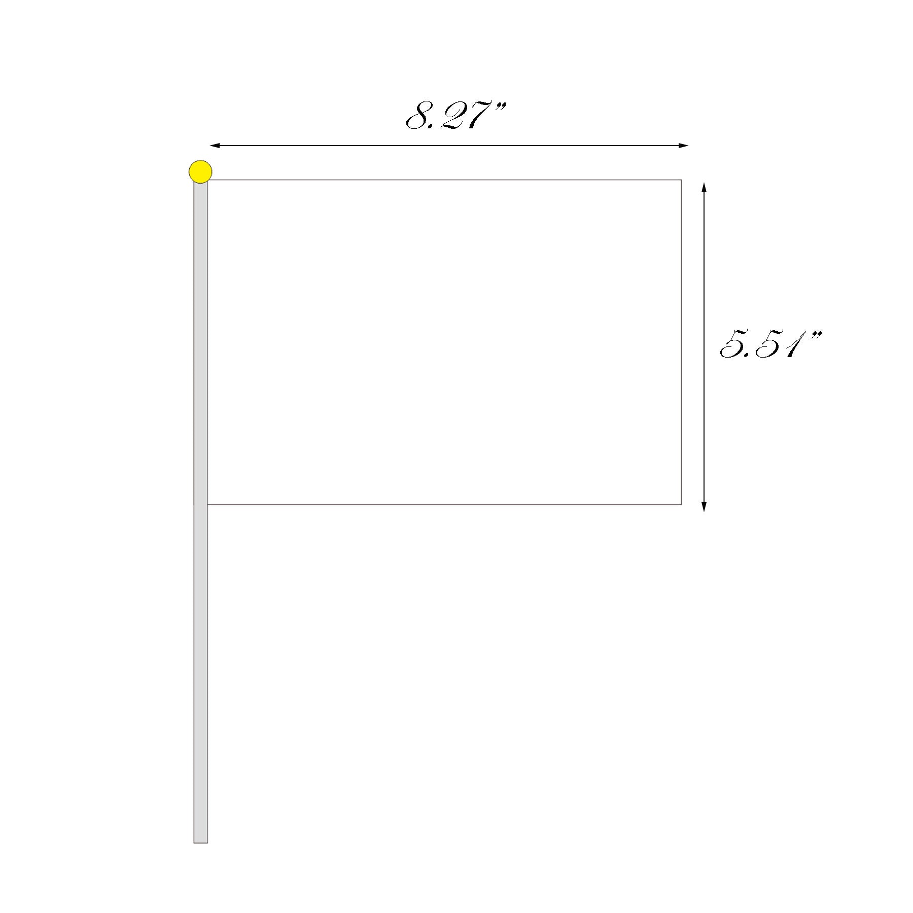 Customized Hand Waving Flag
