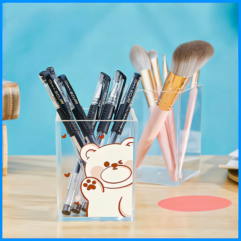 Clear Acrylic Pen Holder