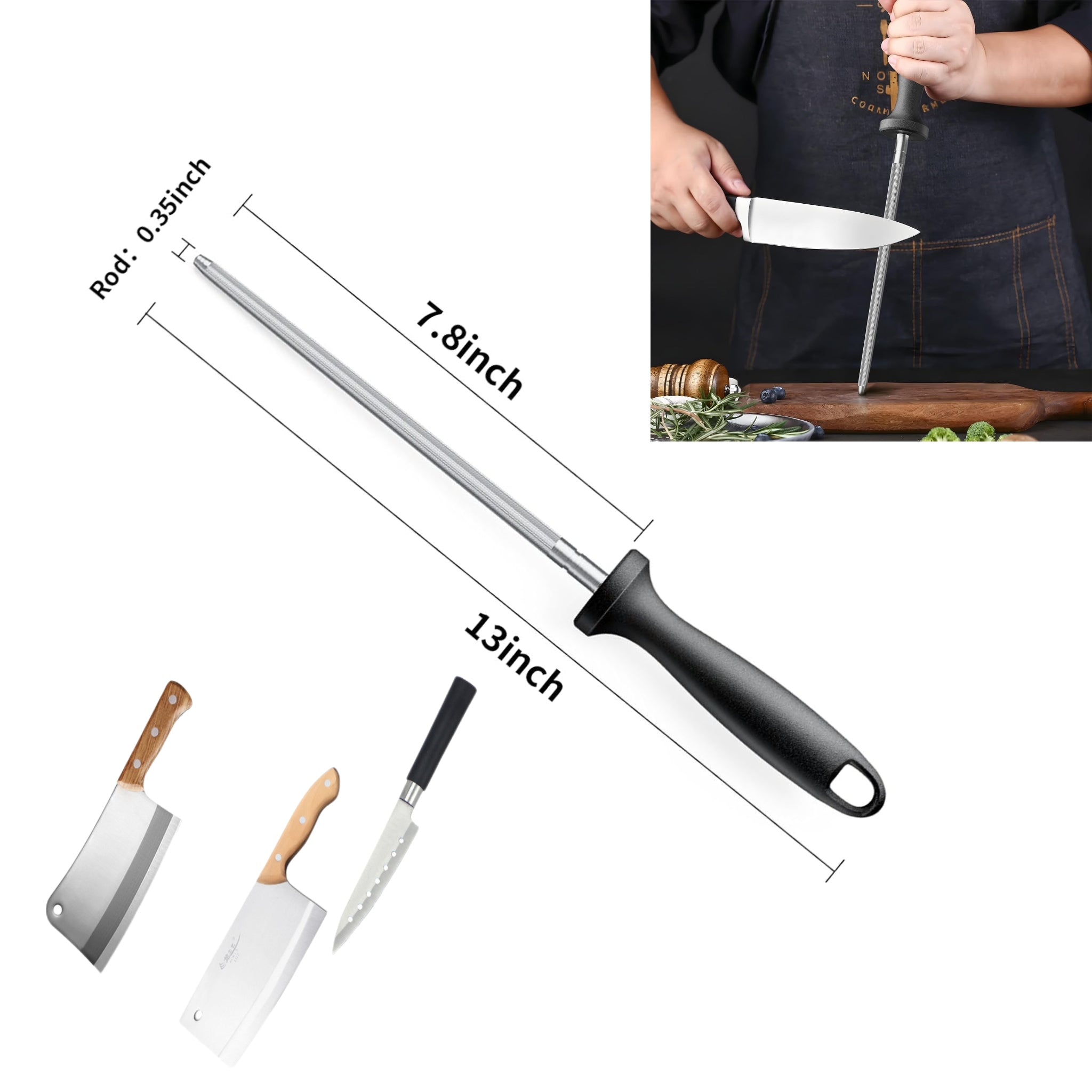 Knife Sharpener Rod