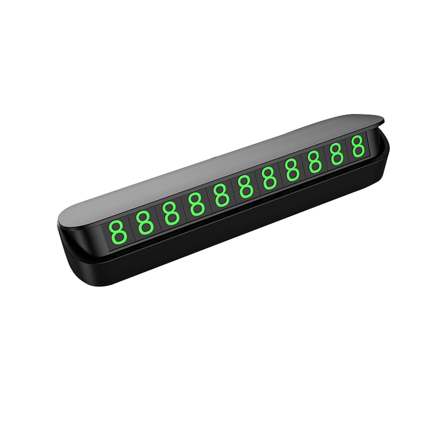 Temporary Parking Number Card