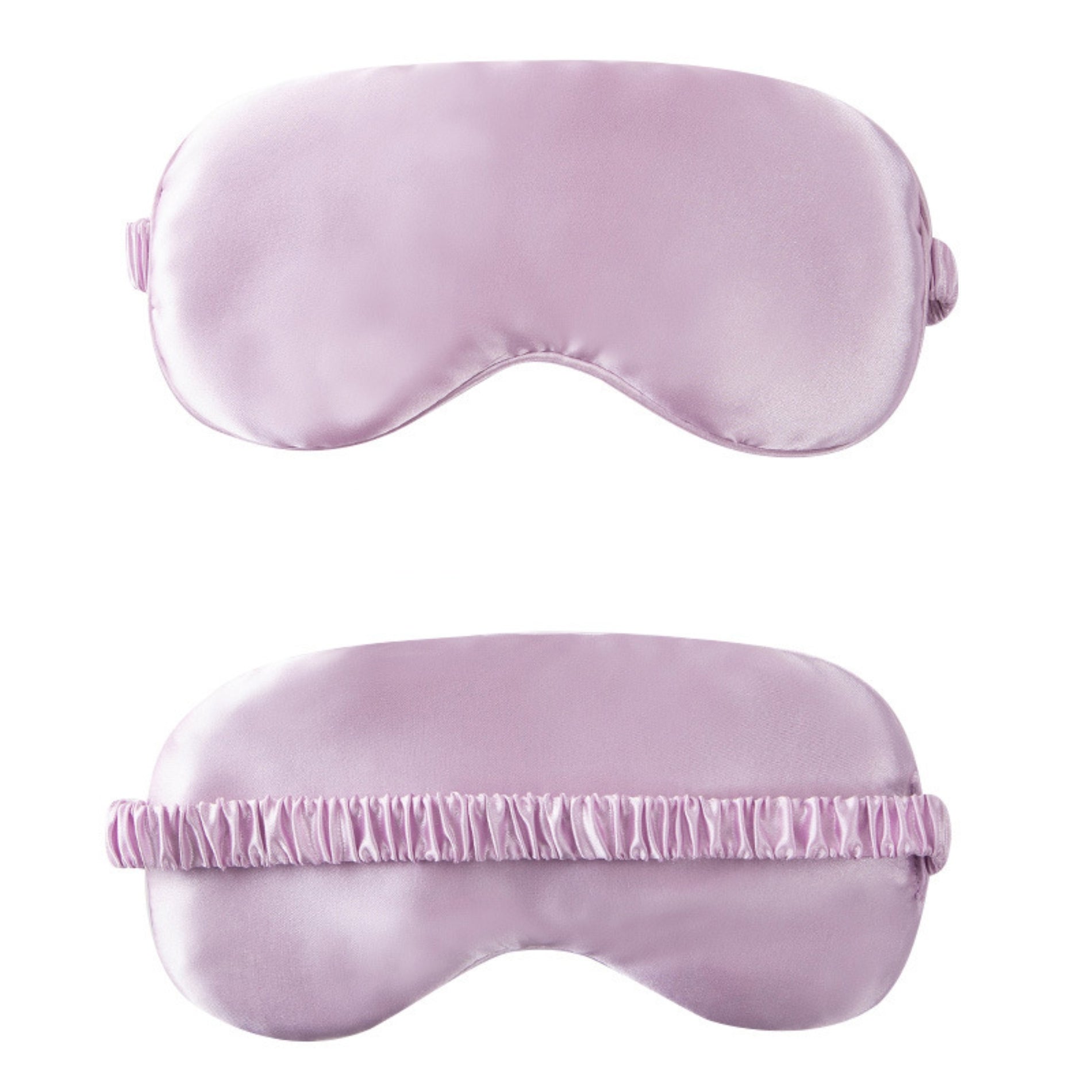 Portable Double-Sided Silk Solid Color Eye Mask