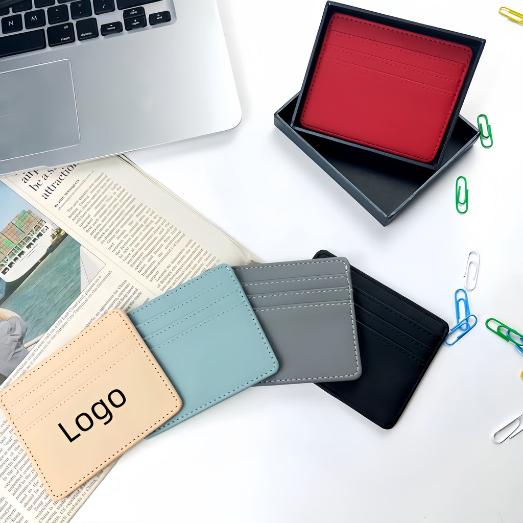 Card Case Made Of Pu Leather