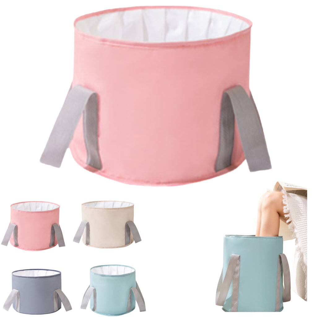 Foldable Portable Foot Spa Bucket Insulated Soak Travel