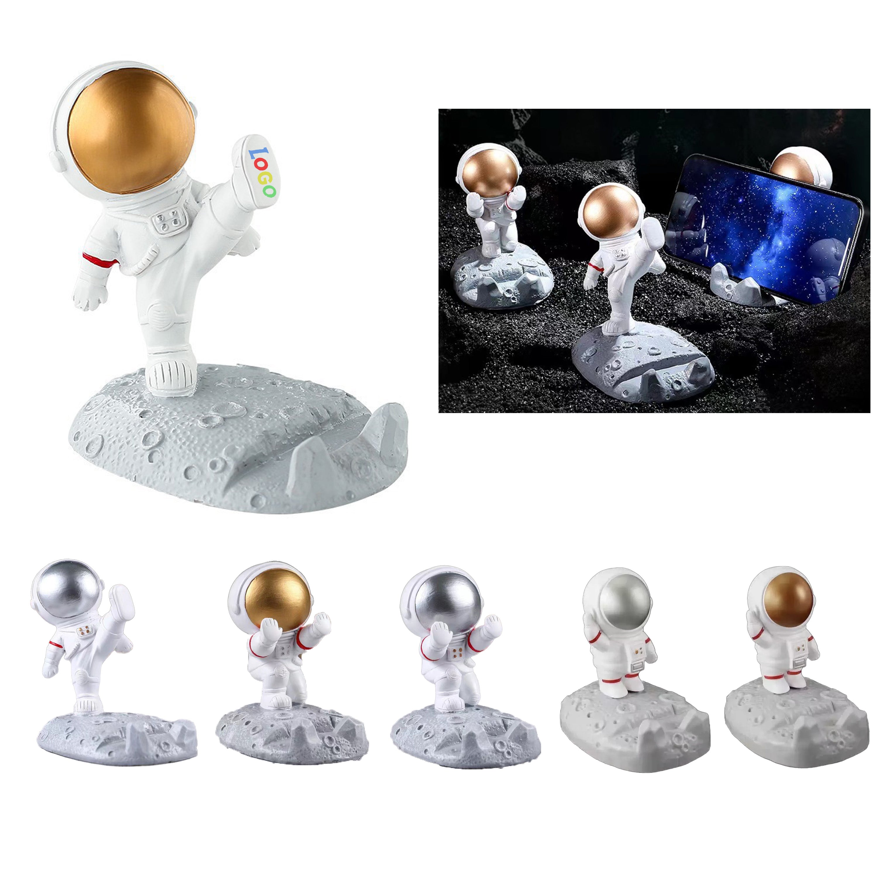 Creative Astronaut Phone Holder - Space-Themed Stand