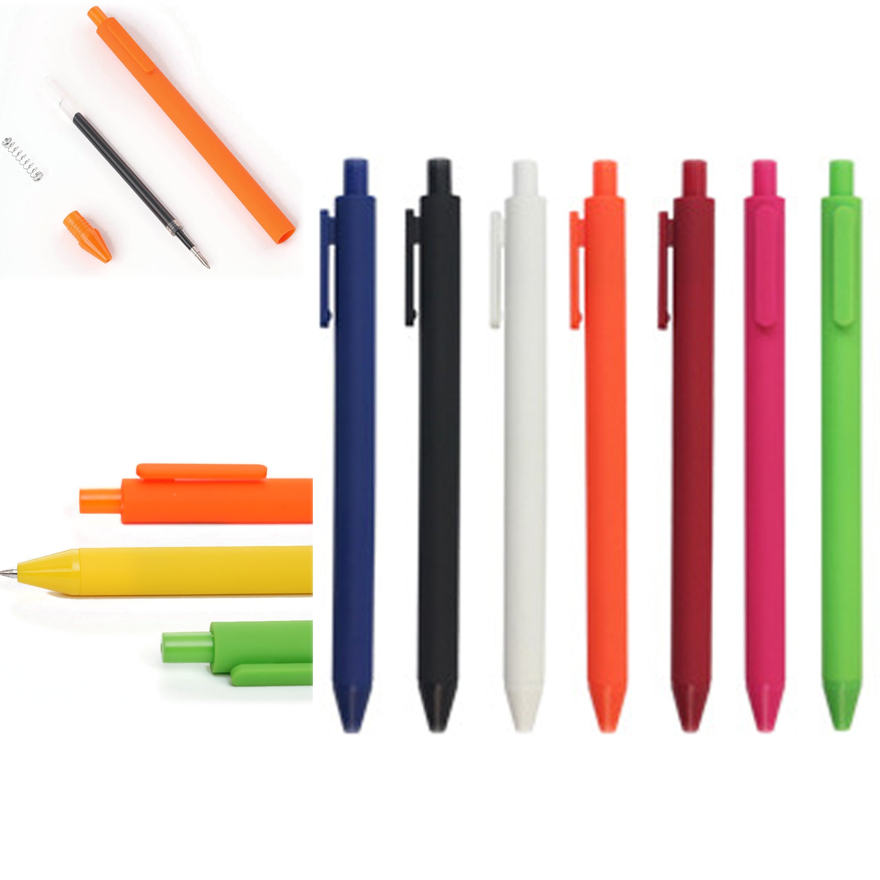 Spray - Glued Ballpoint Pens