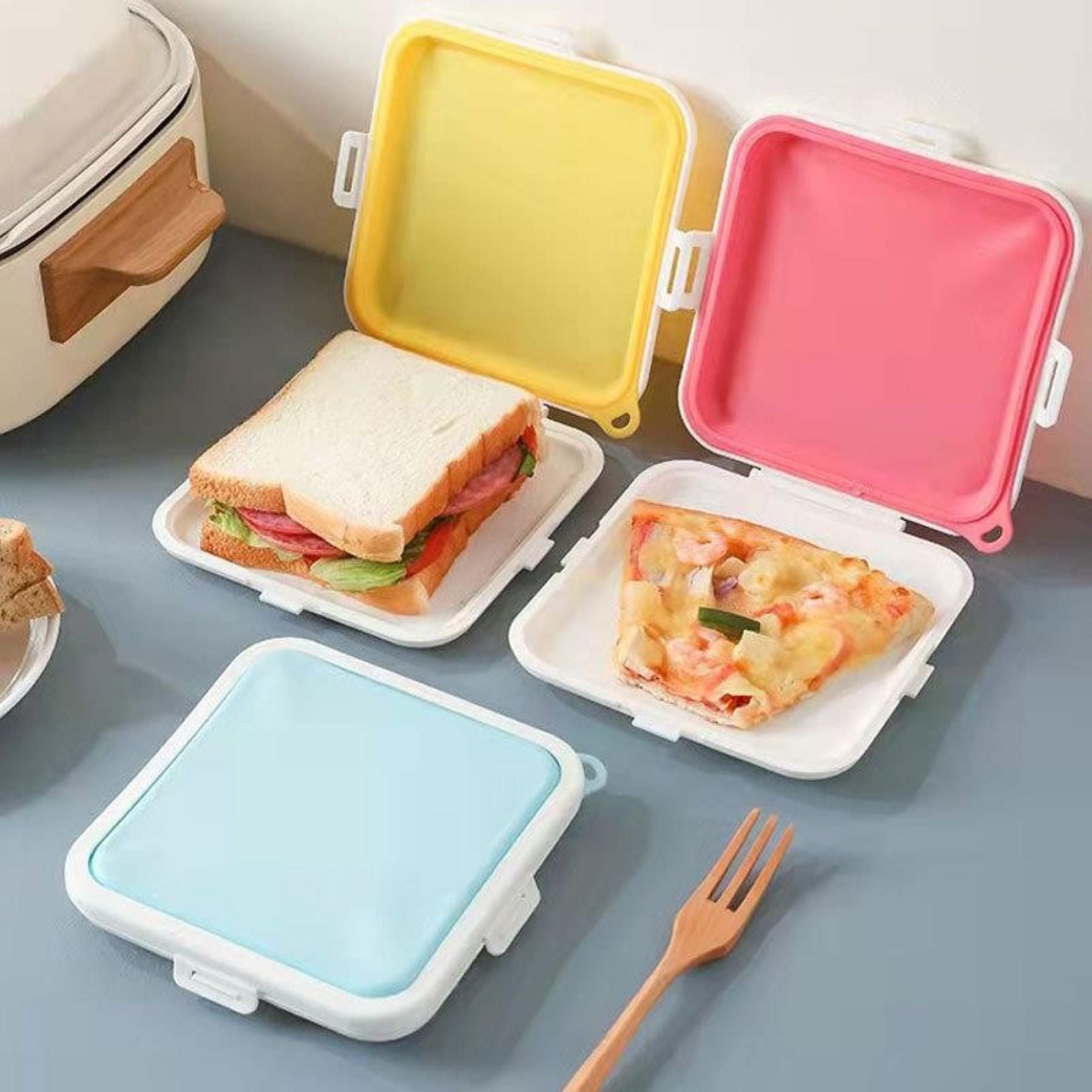 Silicone Sandwich Bread Storage Box