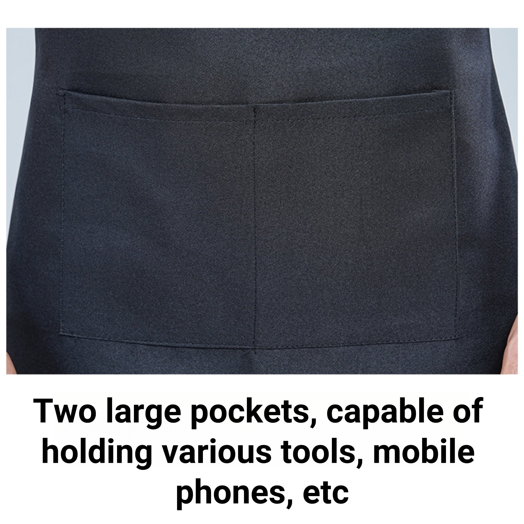 Waterproof Solid Color Sleeveless Apron