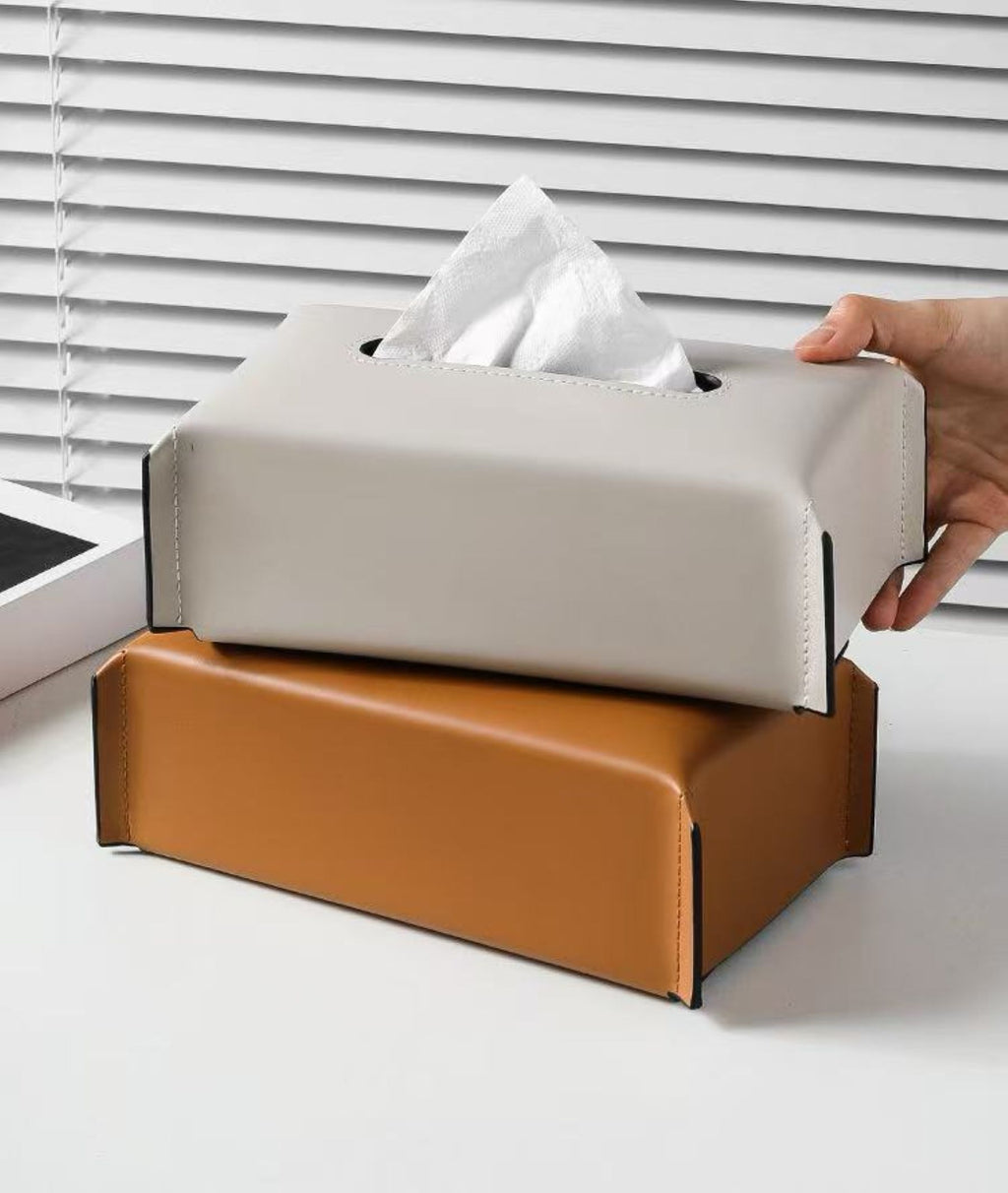 Household Leather Tissue Box