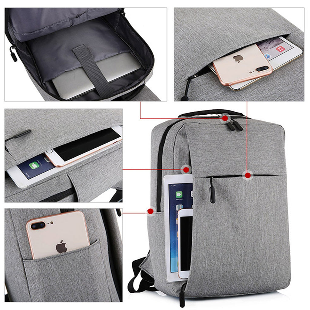 USB Connector Travel Laptop Backpack