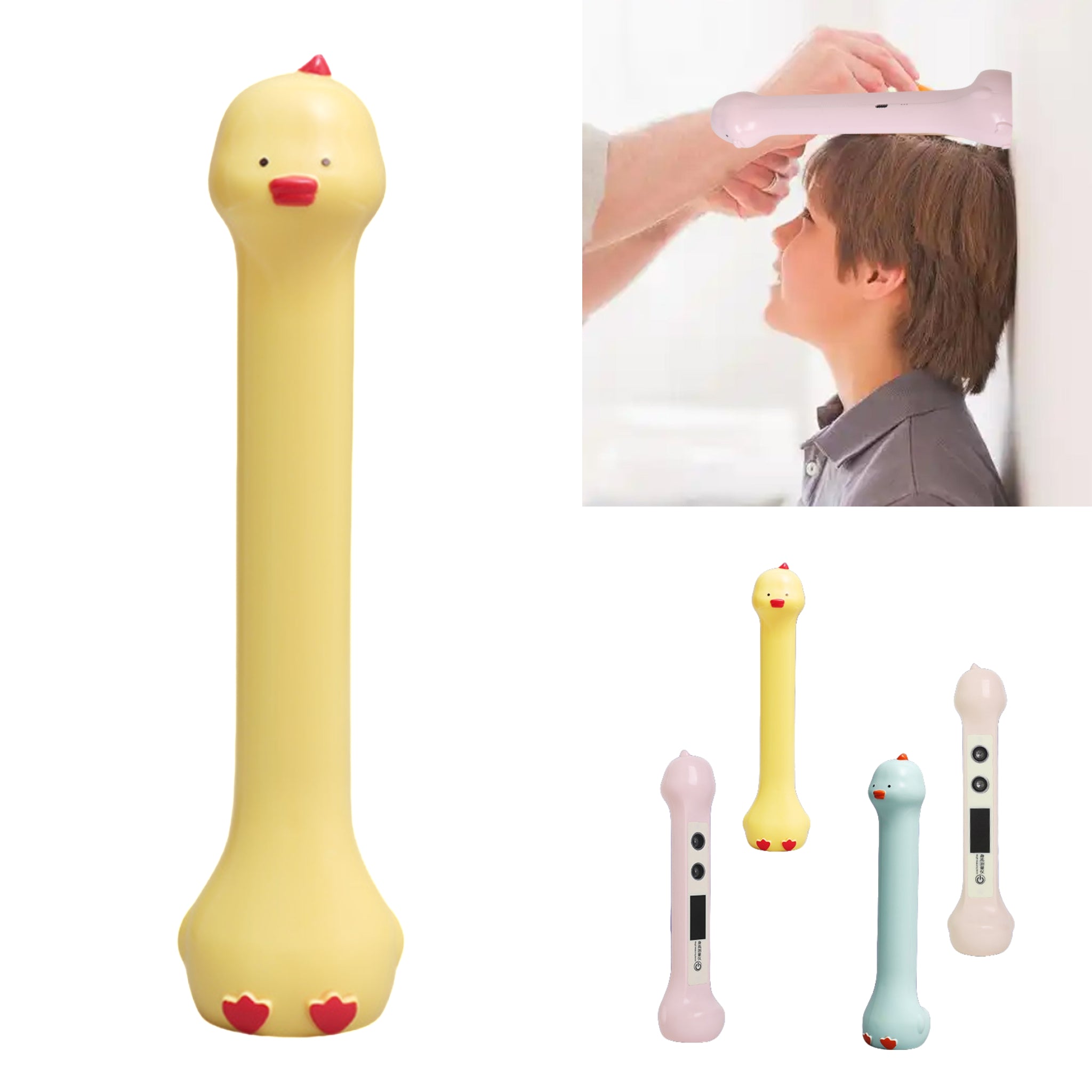 Rechargeable Ultrasonic Height Measure With HD Display