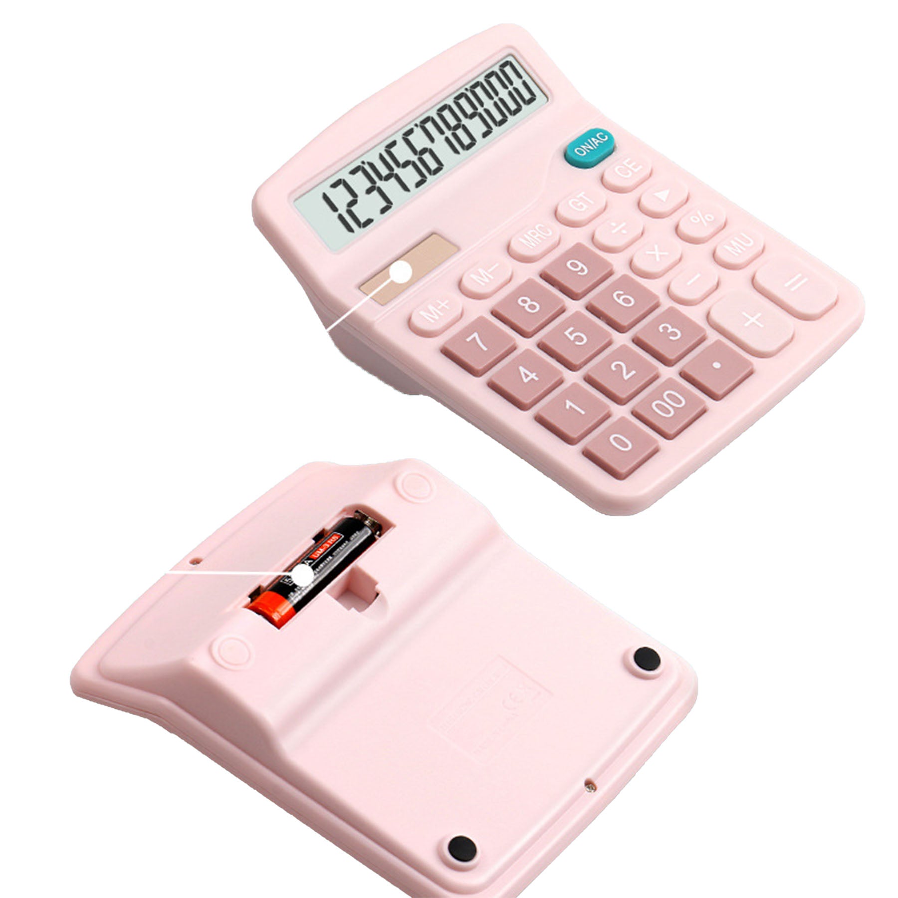 12 Digits Desktop Calculator With Large Lcd Display