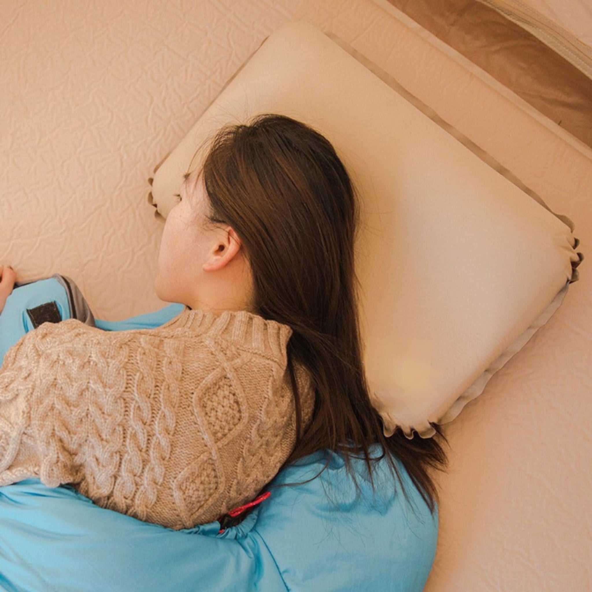 Outdoor Self Inflating Pillow