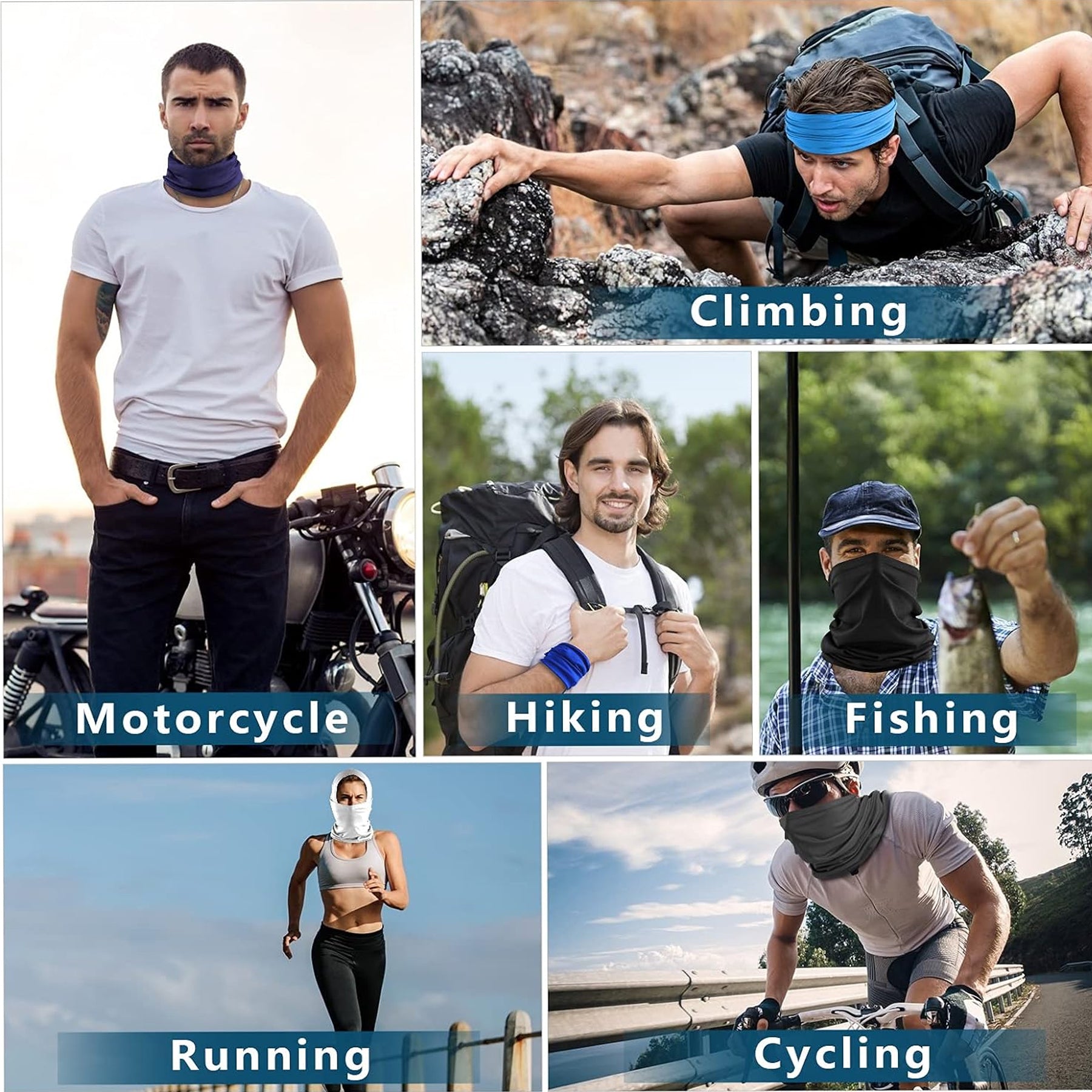 Cooling Neck Gaiter Face Cover Scarf