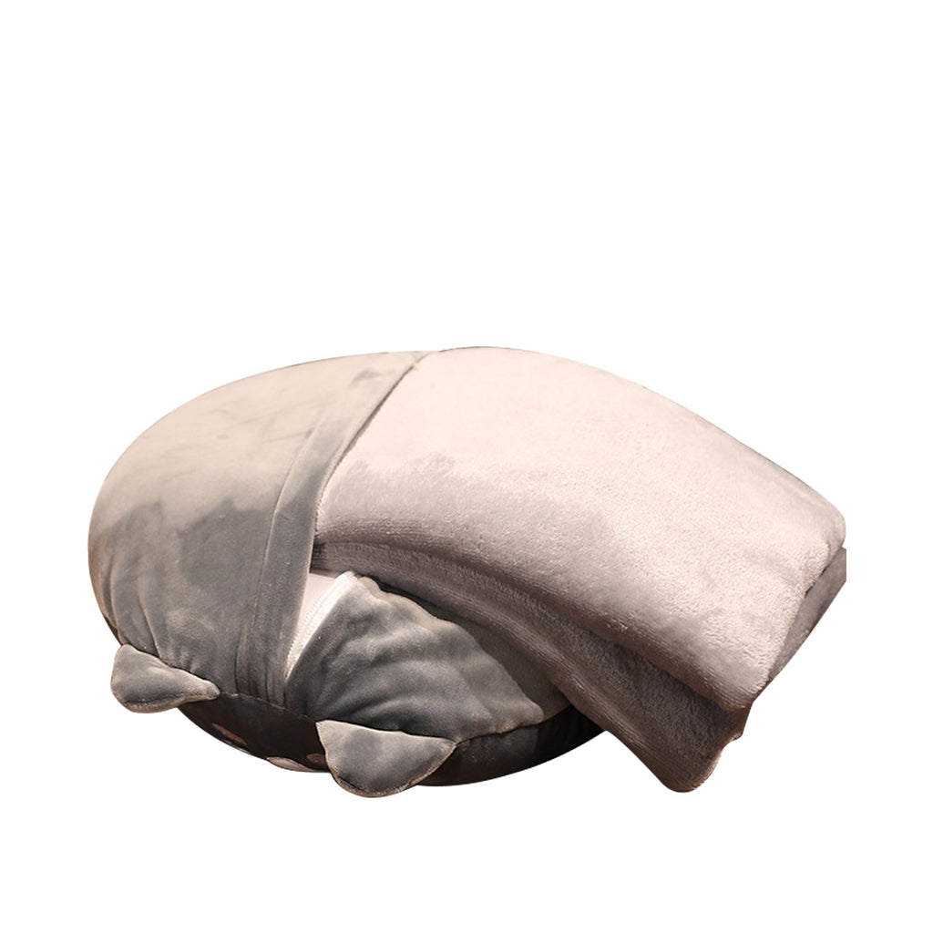 Animal Shape Pillow Blanket