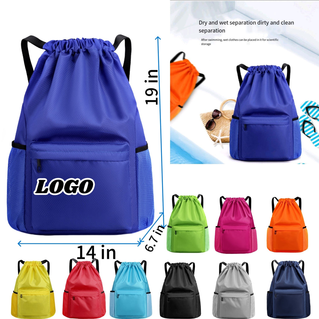 Multi Purpose Dry Wet Separation Drawstring Bag