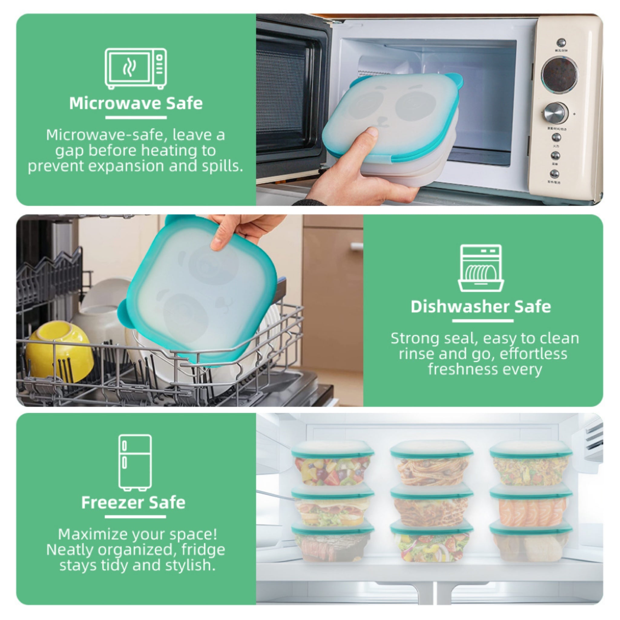 Silicone Magnetic Food Storage Box